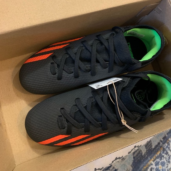 🔅NEW🔅Size 2 Kids soccer cleats | Adidas X SPEEDPORTAL.3 FIRM GROUND CLEATS - Picture 4 of 8